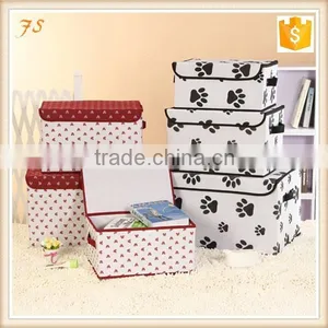 Mickey and Footprint Non Woven Foldable Storage Box for Kids thumbnail-1