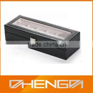 Best Sell Factory Custom Made Brown Leather Watch Storage Boxes With Pen (ZDS-F297) thumbnail-5