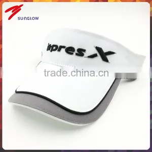 100% Cotton Twill 3D Embroidery Sun Protection Golf Cap thumbnail-1