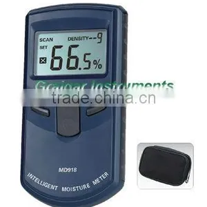 Inductive Moisture Meter MD918, Digital Moisture Tester, Portable Moisture Gauge thumbnail-1