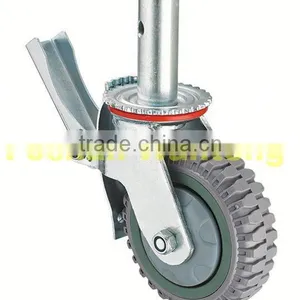 Heavy Duty Scaffolding PU/PVC Caster Trolley Wheel(for Machinery, Industrial, Hardware) thumbnail-1
