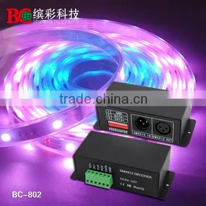 BC-802-6803 DC5V-24V LPD6803 DMX SPI Signal Decoder Compatible With LPD1101, D705, UCS6909, UCS6912 thumbnail-5