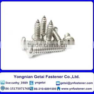 Stainless Steel Self-Tapping Screws With Cross Recessed Pan/ Countersunk Head/raised Countersunk Head ,DIN933/931 H.D.G thumbnail-2