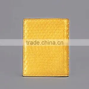 High Quality Handmade Lady Bifold Wallet Genuine Snake Skin Leather Wallet For Women thumbnail-2