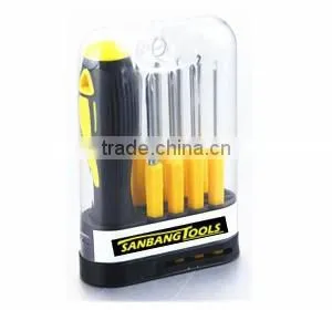 9pcs Interchangeable Screwdriver Set thumbnail-1