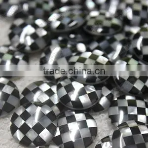 Hot Sale!Checkerboard Mosaics Cabochons for Cufflinks,buttons thumbnail-6
