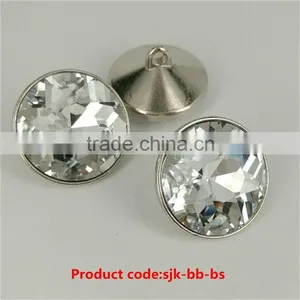 HOT SALE Trendy Style Bulk Crystal Rhinestone Button With Many Colors thumbnail-1