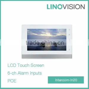 7-inch Color Indoor Monitor of POE IP Network Intercom for Villa thumbnail-1