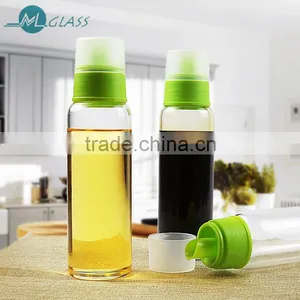 Hot Sale Small Cooking Oil Glass Bottle 240ml QM437 thumbnail-1