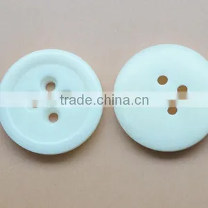 Double Holes Fancy Natural White Corozo Nut Buttons thumbnail-1