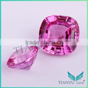 Wholesales Ruby Corundum Free Sample 5# Pagoda-shaped Rose Ruby Corundum Stone thumbnail-5