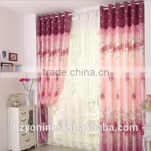 2015 Hot Sale Printed Designed No. 08 Window Curtains, Made- up Black Out Fabric in Home or Hotel thumbnail-4