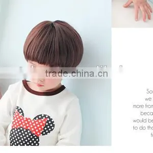 Hot Selling Kids Natural Wigs Cheap Kids Wigs Bob Wig for Little Boys thumbnail-6