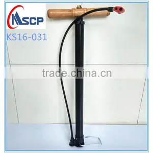 2016 Best Selling High Quality Low Price Bicycle Pump Bicycle Mooden Handly Pump thumbnail-1