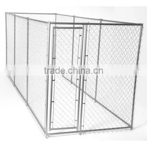 Large Outdoor Hot-dipped Galvanized Chain Link Dog Kennel thumbnail-2