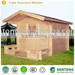 Kids Outdoor Wooden Playhouse thumbnail-1