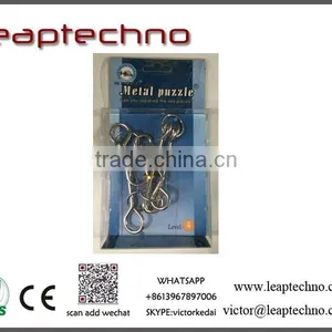 Fashion Chinese Metal Puzzles Metal Wire Puzzle Metal Brain Teaser Puzzles thumbnail-2