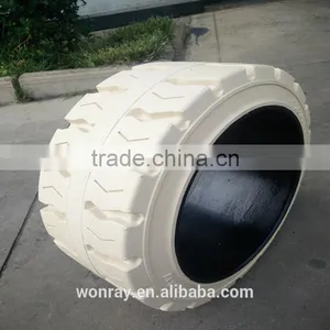 Chinese Top Quality Press on Solid Tire 21x9x15 18x7x12 1/8 Factory Price From Yantai WonRay thumbnail-3