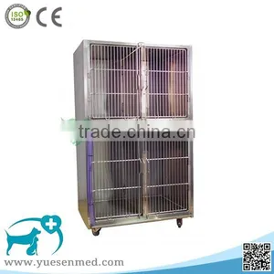 Size Customizable High Quality Stainless Steel Veterinary Clinic Pet Cages thumbnail-5
