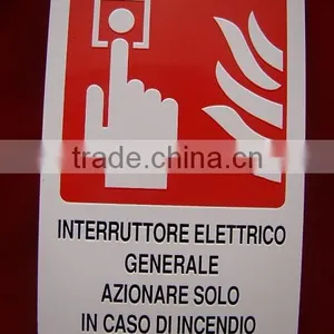 High Quality Customized Pvc Photoluminescent Fire Safety Sign thumbnail-6