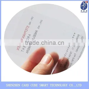 Clear Matte Pvc Transparent Business Card thumbnail-2