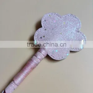 GLITTER THREADED HORSE RIDING WHIP FOR KIDS CHILDREN RIDING WHIP EQUESTRIAN KIDS RIDING WHIP WITH FLOWER FLAP EQUESTRIAN thumbnail-2