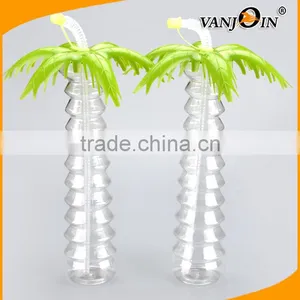 Hot Sale BPA Free Coconut Tree 16oz Cold Pressed Bottles Beverage Bottles thumbnail-4