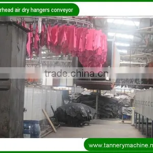 Leather Dryer 800 to 3000mm Steel Overhead Chain Conveyor Hangers for Leather thumbnail-1