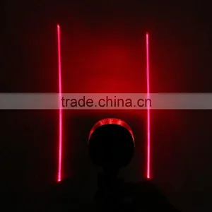 Outdoor Cycling Safety Warning Tail Light Bicycle Rear Bike Seatpost 5 LED 2 Laser Lamp Riding Accessories thumbnail-2