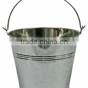 Galvanized Metal Pail Buckets thumbnail-1