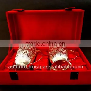 Silver Plated Gift Item Beautiful Wedding Gift Itme High Quality Silver Plated Mugs thumbnail-3