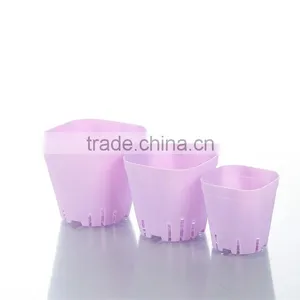 Plastic Square Pots for Plants Black Color thumbnail-5