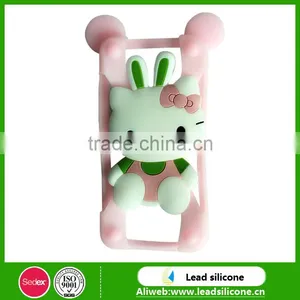 3D Cartoon Cute Silicone Mobile Phone Case/Silicone Phone Cover thumbnail-1