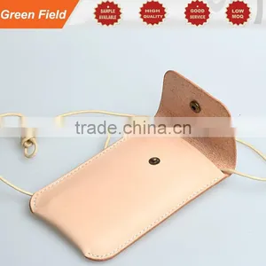 Cross Body Leather Pouch, Lady Small Leather Pouch Cell Phone Cross Body Leather Pouch thumbnail-1