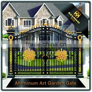Home&Garden Decoration Powder Coated Aluminum Door for Villa Garden thumbnail-4