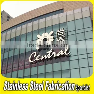 Etching Stainless Steel Metal Number Letter Signage Outdoor Sign Board thumbnail-2