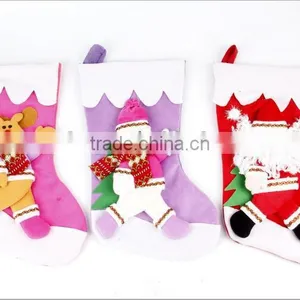 Christmas Decoration Quality Socks Christmas Socks Pendant Gift Bags thumbnail-1