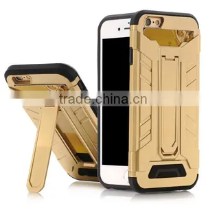 Card Slot Phone Case Bracket Protective Phone Shell TPU + PC Material for IPhone7 / Plus thumbnail-1