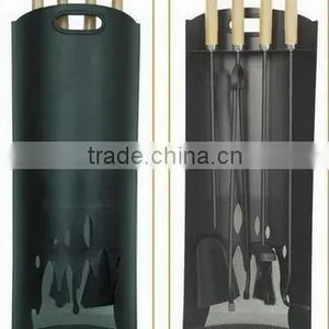 Household Ornamental Cast Iron Fireplace Tools With Wooden Handle thumbnail-1
