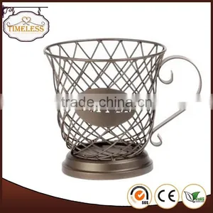 2014 Hot Sale Metal Scroll Coffee Pod Holder,coffee Cup Holder, Coffee Capsule Holder thumbnail-1