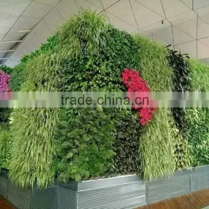 EST 10015 Faux Plant Long Grass Wall Coloured Artificial Green Wall Setting thumbnail-3