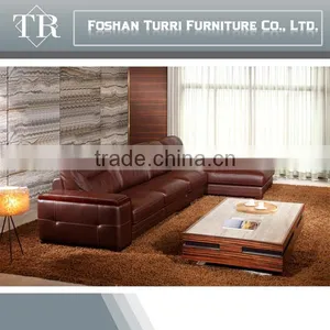 New Design Modern European Lazy Boy Living Room Leather Corner Recliner Sofa thumbnail-6