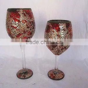 Mosaic Mosaic Goblet Candle Holder thumbnail-3
