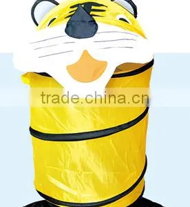 Cartoon Kid Pop-Up Laundry Hamper,Tiger, Yellow thumbnail-1