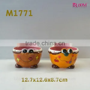Personalized Bloom Ceramic Lovly Face Cereal Bowl thumbnail-1