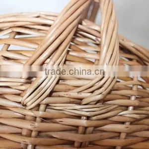 Set of 2 Cheap Natural Wicker Decorative Baskets thumbnail-6