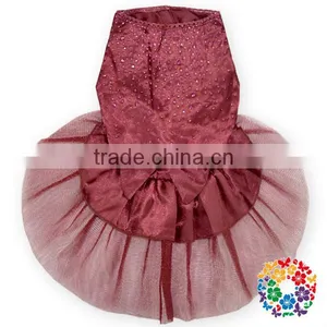 Wholesale High Quality Lovely Pet Dog Tutu Dress Cherry Chiffon Pet Dog Clothes thumbnail-1