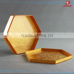 2017 New Design Houseware Golden Acrylic Plastic Packing Box thumbnail-1