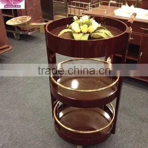 Japanese Style Wooden Wine and Liquor Trolley for Restaurant C-46 thumbnail-1