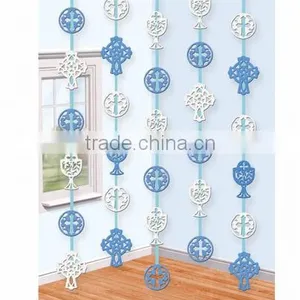 2017 Hot Sale New Products Custom Design Logo Felt Festival Interior Home Decoration Wedding Stage Ornement Wall Hanging thumbnail-1